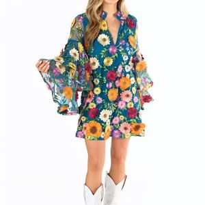 NWT buddy love dress Gayle long sleeve mini dress